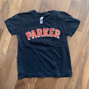 Parker / SF Giants Black Tshirt - Printed on American Apparel - Size 4